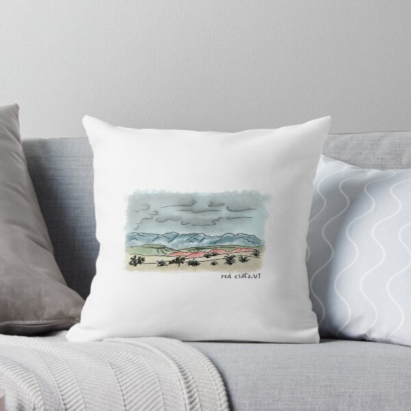 Item preview, Red Cliffs, Utah Watercolor Labeled designed and sold by jessicake1137.