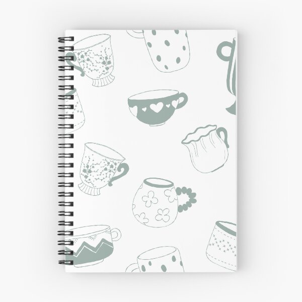 Item preview, Kitchen sketch vintage decor, mugs and cups seamless pattern, wrapping paper design. wallpaper decor, paper, printable, fabric design designed and sold by GorXena.
