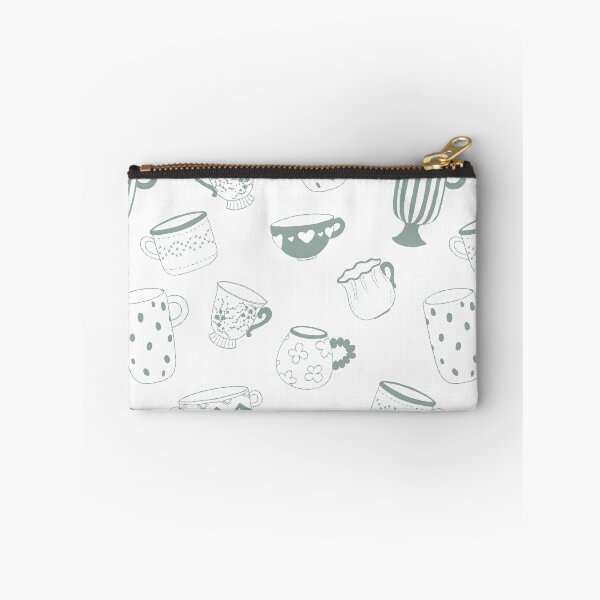 Item preview, Kitchen sketch vintage decor, mugs and cups seamless pattern, wrapping paper design. wallpaper decor, paper, printable, fabric design designed and sold by GorXena.