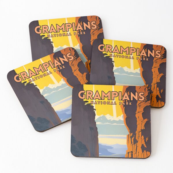Item preview, Grampians National Park Vintage designed and sold by ZionPosteria.