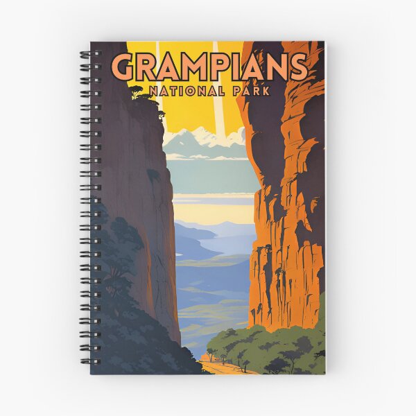 Item preview, Grampians National Park Vintage designed and sold by ZionPosteria.