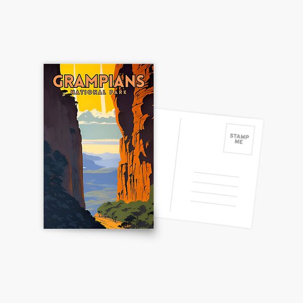Item preview, Grampians National Park Vintage designed and sold by ZionPosteria.