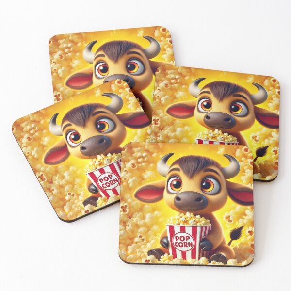 Item preview, Adorable Zebu's Popcorn Delight designed and sold by Sillytoe.