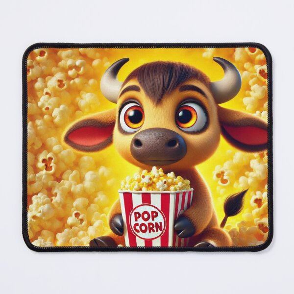 Item preview, Adorable Zebu's Popcorn Delight designed and sold by Sillytoe.