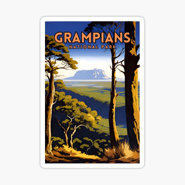 Item preview, Grampians National Park designed and sold by ZionPosteria.