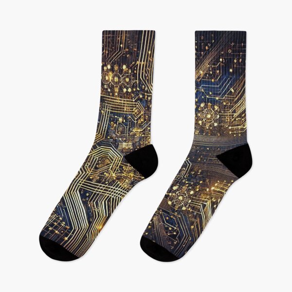 Item preview, Digital Art of Golden Circuits designed and sold by Marinaso.