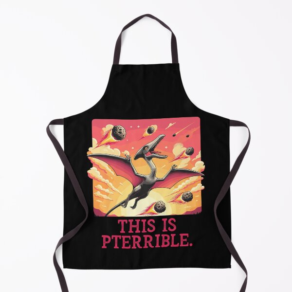 Item preview, This Is Pterodactyl Pterrible Funny Flying Dino Dinosaur designed and sold by Dressed For Duty.