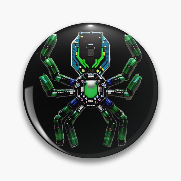 Item preview, cyber spider insect  designed and sold by Capacitor-Ant.