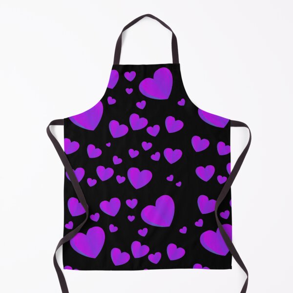 Item preview, Violet Purple Heart on Black background designed and sold by Bojana92.