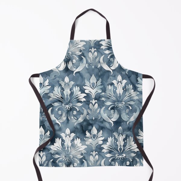 Item preview, MOONLIT MEADOW Watercolor Damask designed and sold by Frenchifique.