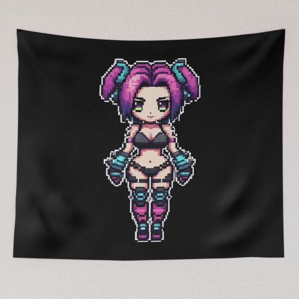 Item preview, E-Girl, Pixel Art, Gamer Girl, 8-Bit designed and sold by Burn-Ego.