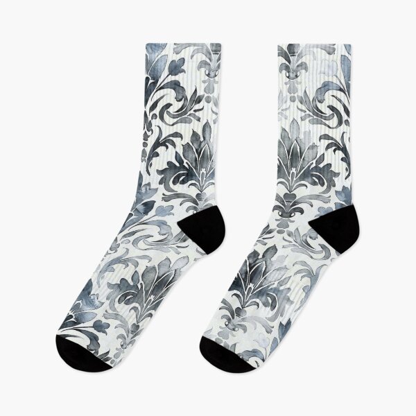 Item preview, WHIMSICAL WHISPER Watercolor Damask designed and sold by Frenchifique.