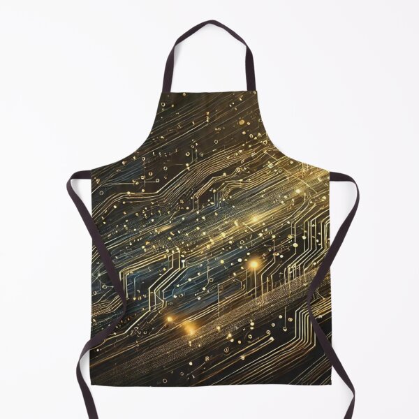 Item preview, Abstract Golden Circuit II designed and sold by Marinaso.