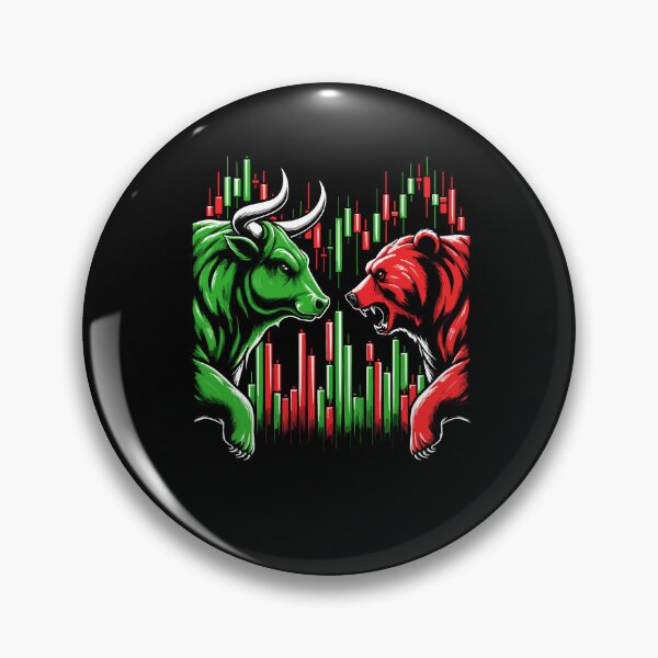 Artikelvorschau, Bull Versus Bear Stock Market Investor Traders Investing entworfen und verkauft von Dressed For  Duty.