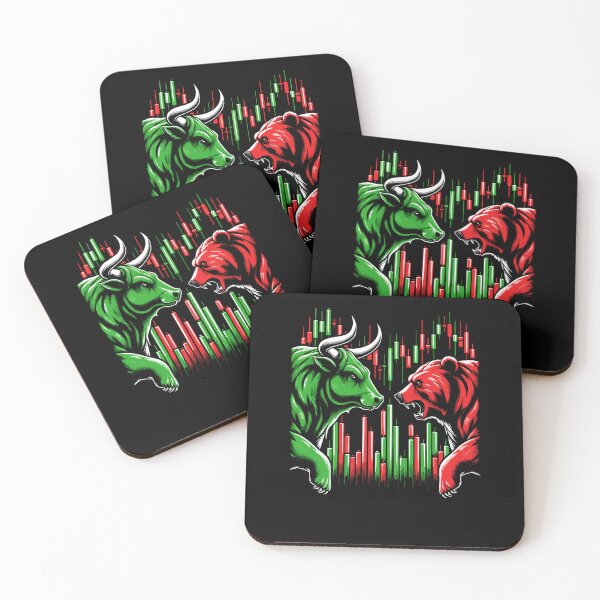 Item preview, Bull Versus Bear Stock Market Investor Traders Investing designed and sold by Dressed For  Duty.