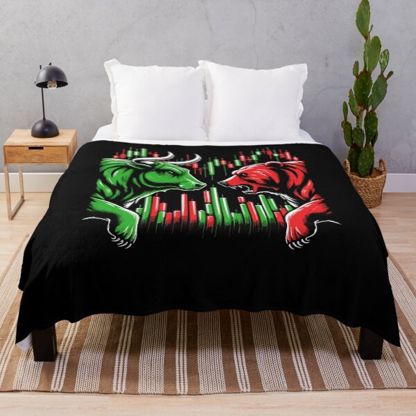 Item preview, Bull Versus Bear Stock Market Investor Traders Investing designed and sold by Dressed For  Duty.