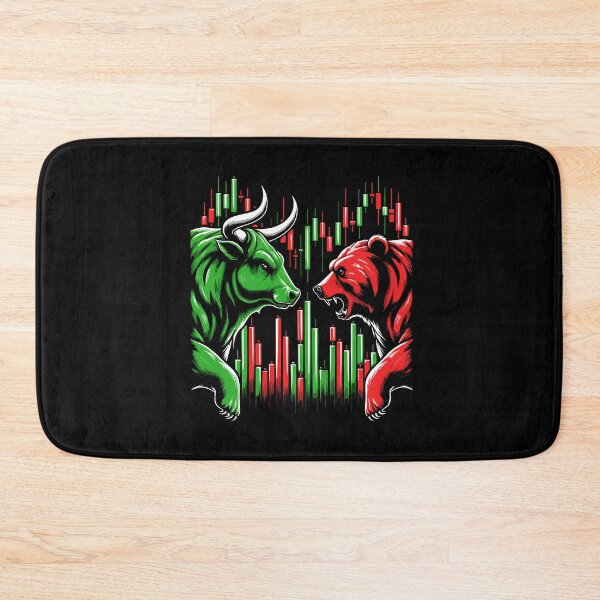 Item preview, Bull Versus Bear Stock Market Investor Traders Investing designed and sold by Dressed For  Duty.