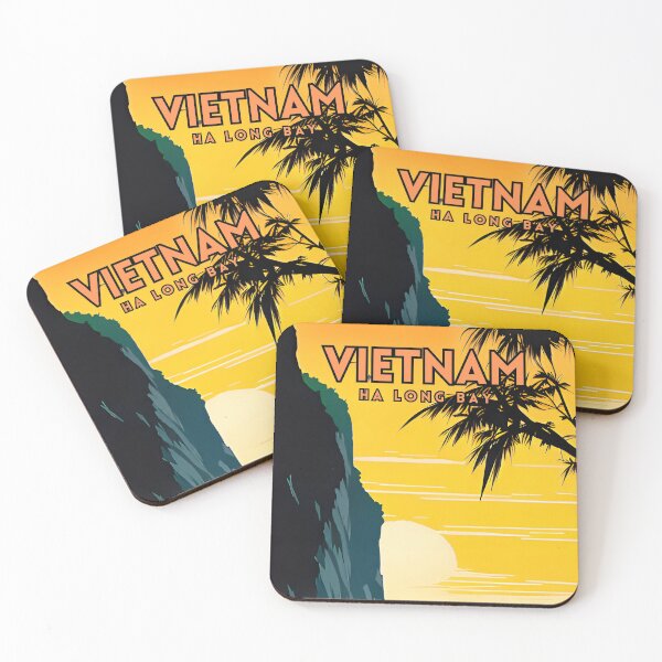Item preview, Ha Long Bay Vietnam Vintage Travel designed and sold by ZionPosteria.