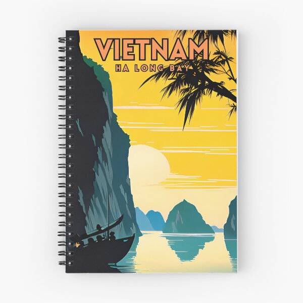 Item preview, Ha Long Bay Vietnam Vintage Travel designed and sold by ZionPosteria.
