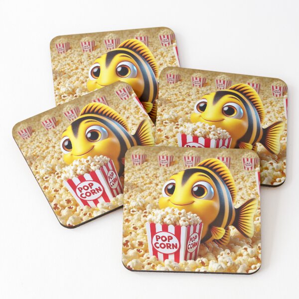 Item preview, Popcorn Party with a Zebrafish designed and sold by Sillytoe.