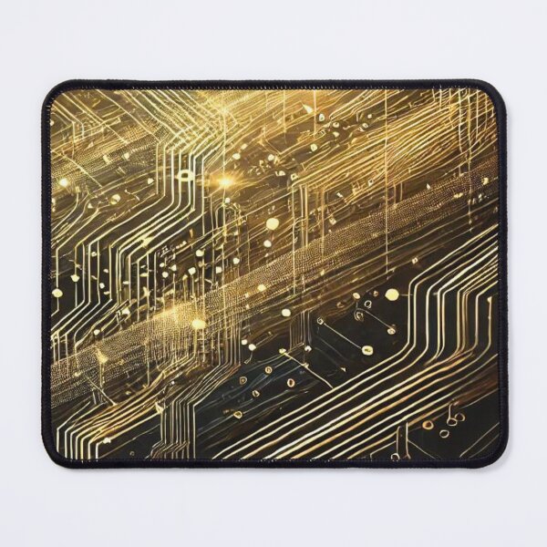Item preview, Abstract Golden Circuit III designed and sold by Marinaso.