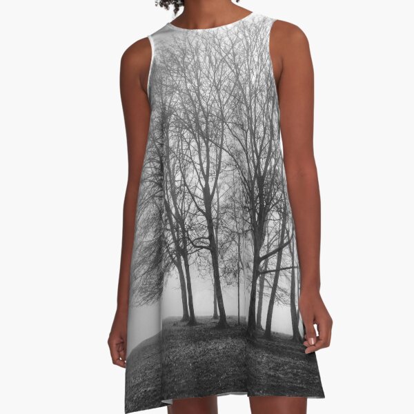 Silence in the grove A-Line Dress