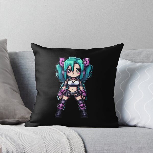 Item preview, Cute Cyber Girl, Pixel Art, Gamer, 8-Bit designed and sold by Burn-Ego.