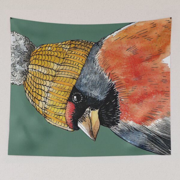 Item preview, Bullfinch In Winter designed and sold by prettykaler.
