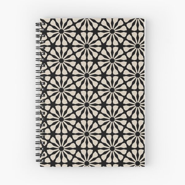 Item preview, Monochrome Floral Geometric Pattern designed and sold by Lisa D Art Designs.