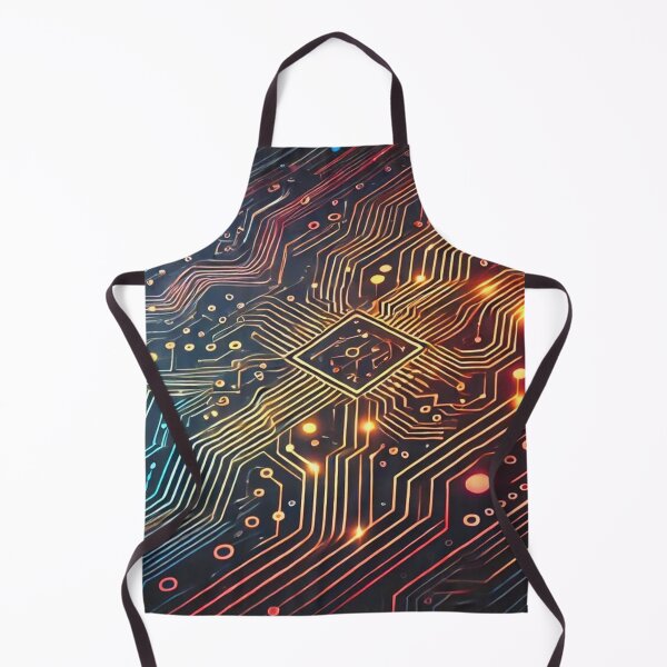Item preview, Futuristic Multicolor Circuit designed and sold by Marinaso.