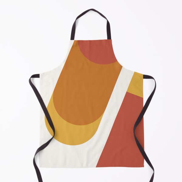 Item preview, Bauhaus 019 red yellow orange shapes designed and sold by KMA Home Design.