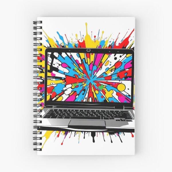 Item preview, TECH LAPTOP COLORFUL DESIGN designed and sold by Dioscuri Digital.