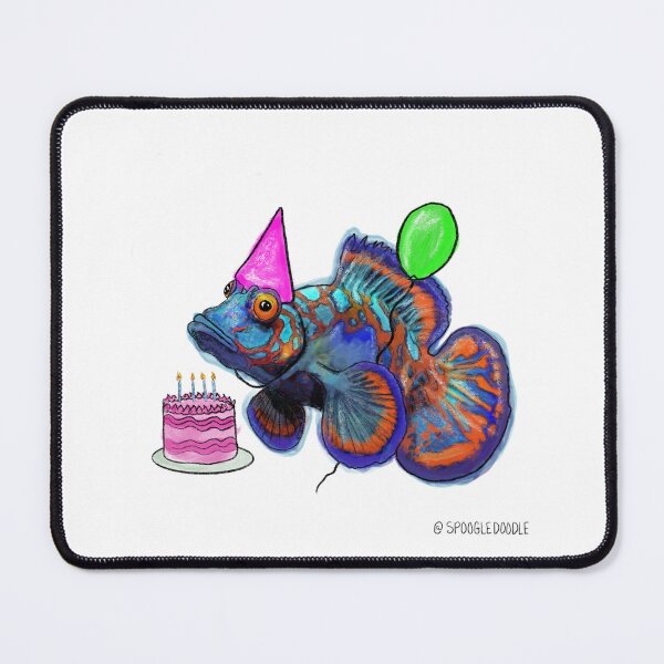Item preview, Sad birthday fish designed and sold by SmelDraws.