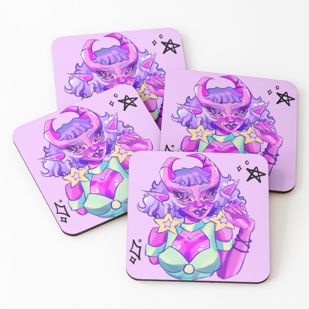 Item preview, Coasters (Set of 4) designed and sold by lumithealien.