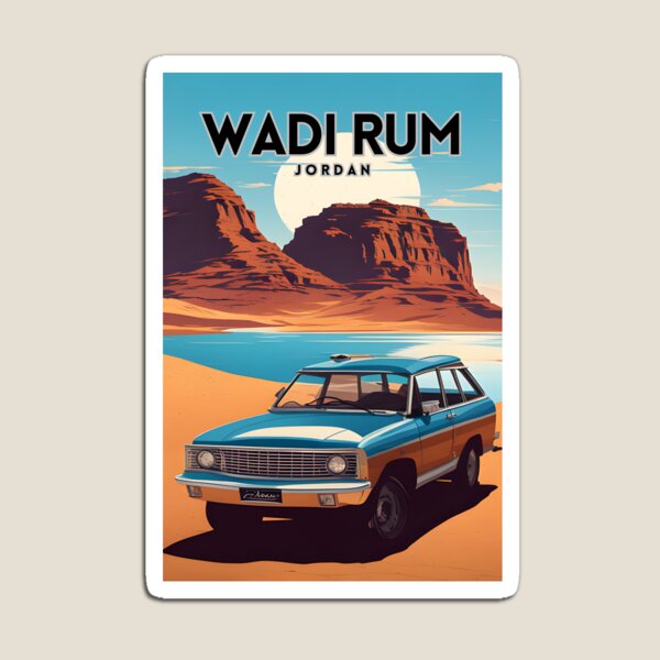 Item preview, Wadi Rum Jordan designed and sold by ZionPosteria.