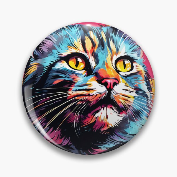 Artikelvorschau, Katze mit Splash-Hintergrund entworfen und verkauft von ArtsyWishesShop.