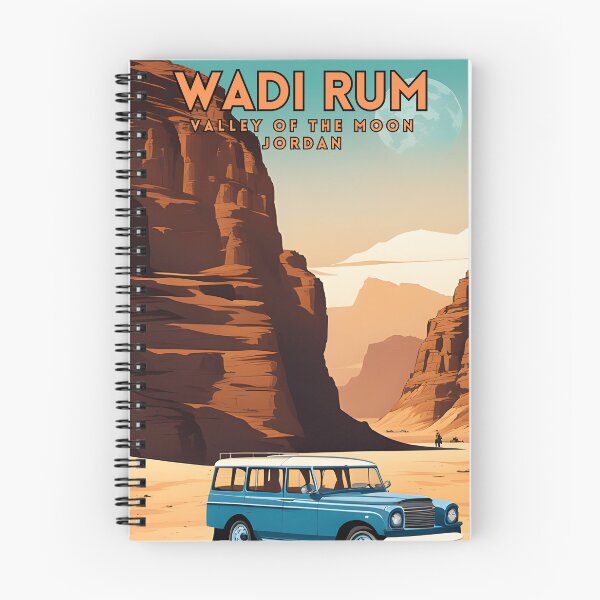 Item preview, Wadi Rum Vintage Travel designed and sold by ZionPosteria.