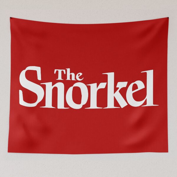 Item preview, The Snorkel - Hammer Horror - White designed and sold by ABSTRACT-IVISM.