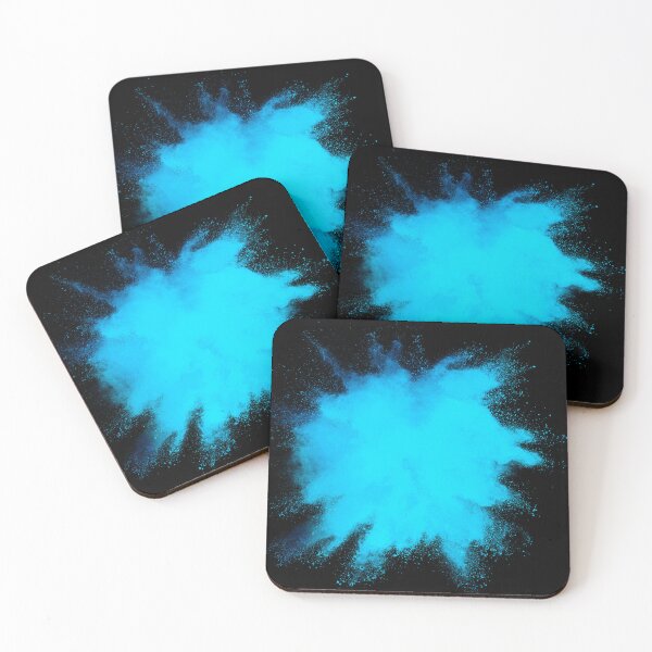 Item preview, Turquoise blue black abstract  designed and sold by Bojana92.