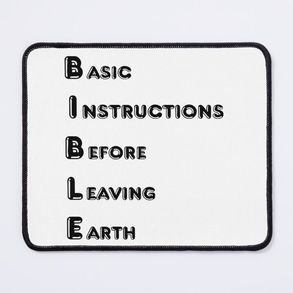Item preview, Instructions Before Leaving Earth designed and sold by DE20.