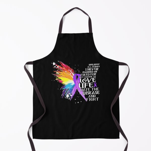 Item preview, Epilepsy is a journey I NEVER planned or asked for but i choose to LIVE LIFE hate the disease and FIGHT designed and sold by KatMercerr.