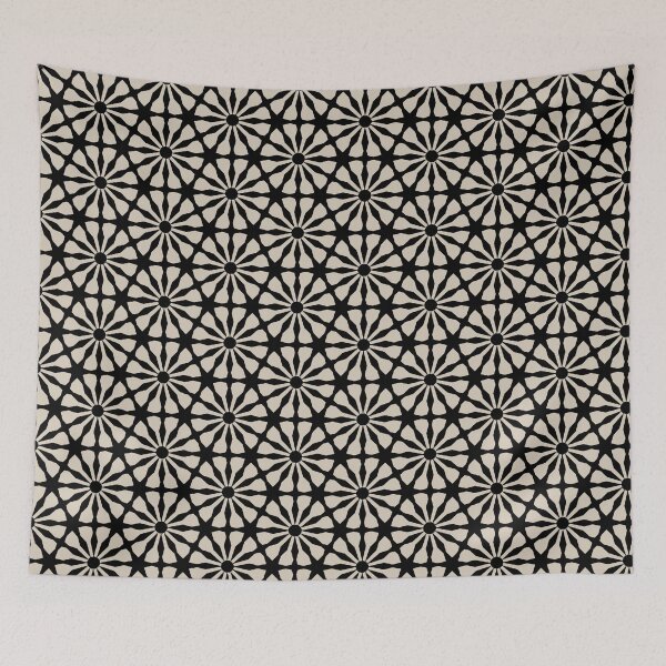 Item preview, Monochrome Floral Geometric Pattern designed and sold by Lisa D Art Designs.