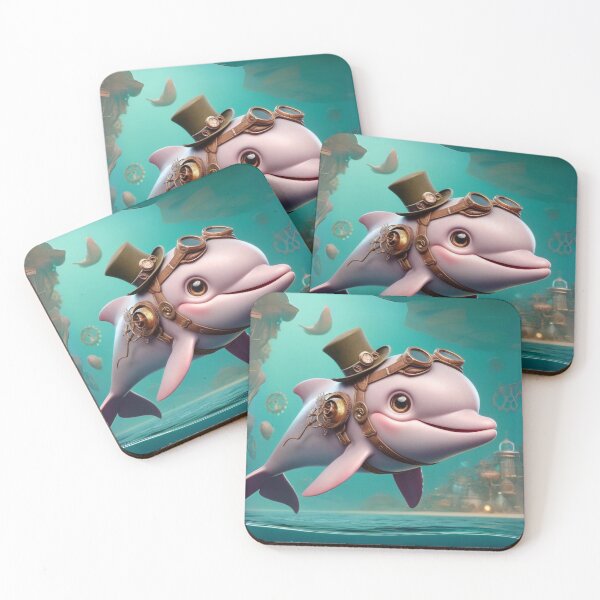 Item preview, Steampunk Amazon River Dolphin designed and sold by Sillytoe.