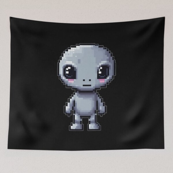 Item preview, Cute Alien, Pixel Art, Gamer, 8-Bit designed and sold by Burn-Ego.