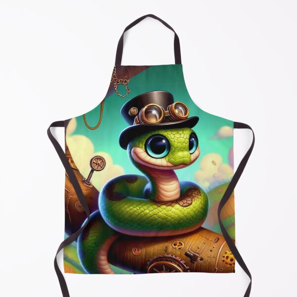 Item preview, Steampunk Amazon Tree Boa designed and sold by Sillytoe.