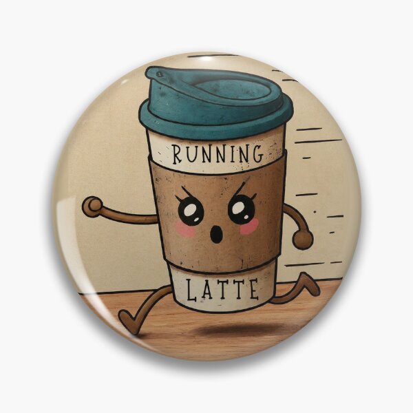 Item preview, Running Latte designed and sold by ScribbleLoft.