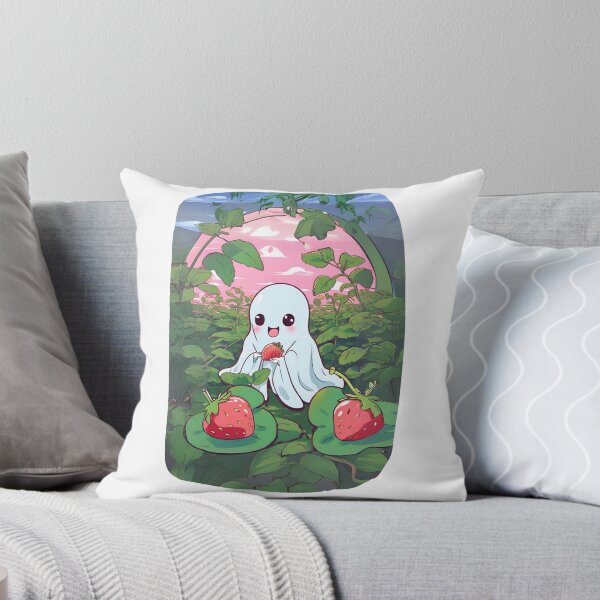 Item preview, ghost on a strawberry field designed and sold by gammye.