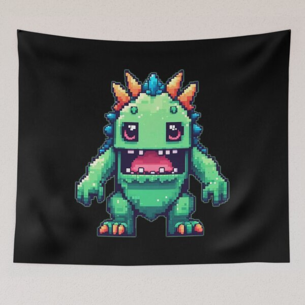 Item preview, Kawaii Kaiju, Pixel Art, Gamer, 8-Bit designed and sold by Burn-Ego.
