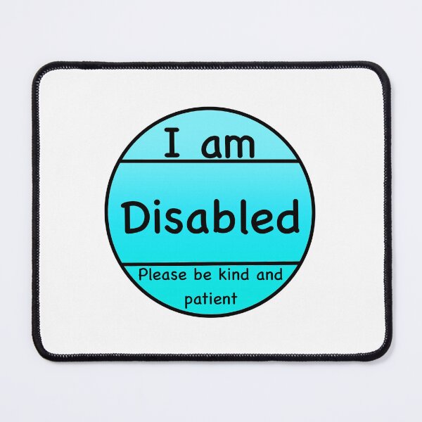 Item preview, I am Disabled designed and sold by SoniCreatesArt.