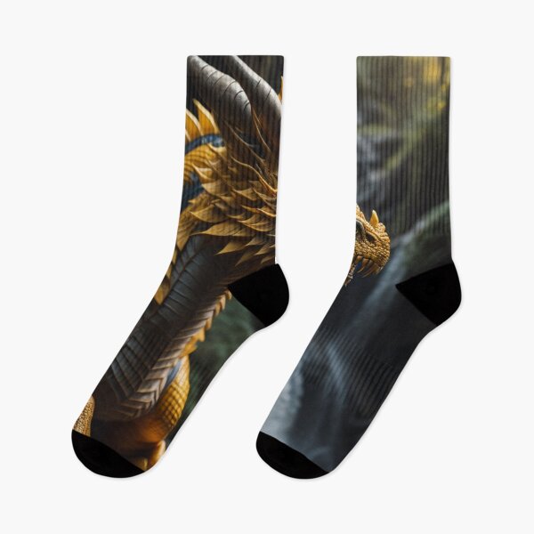 Item preview, Golden Dragon By Cascading Waterfall designed and sold by EnchantedVista.